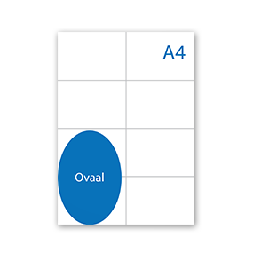 Ovaal (9,5 x 14,5 cm)